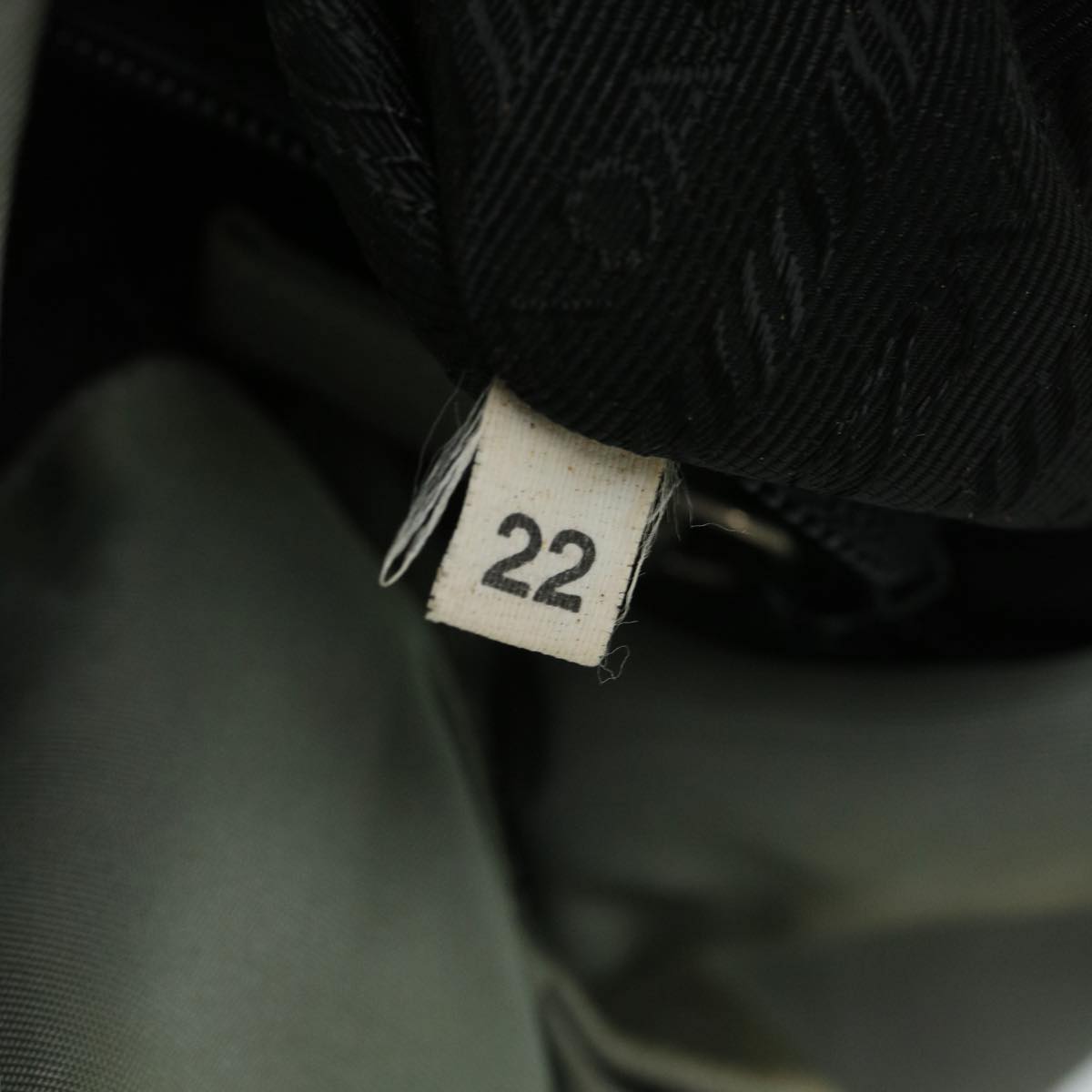 PRADA Shoulder Bag Nylon Khaki Auth 67988