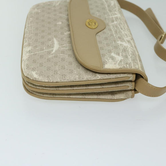 GUCCI Micro GG Canvas Shoulder Bag Beige 004 106 0024 Auth 68018