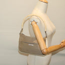 GUCCI Bamboo Hand Bag Canvas Beige 001 3865 Auth 68021-23