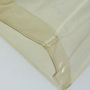 HERMES Vinyl Kelly Hand Bag Vinyl Clear Auth 68037-14