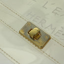 HERMES Vinyl Kelly Hand Bag Vinyl Clear Auth 68037-9