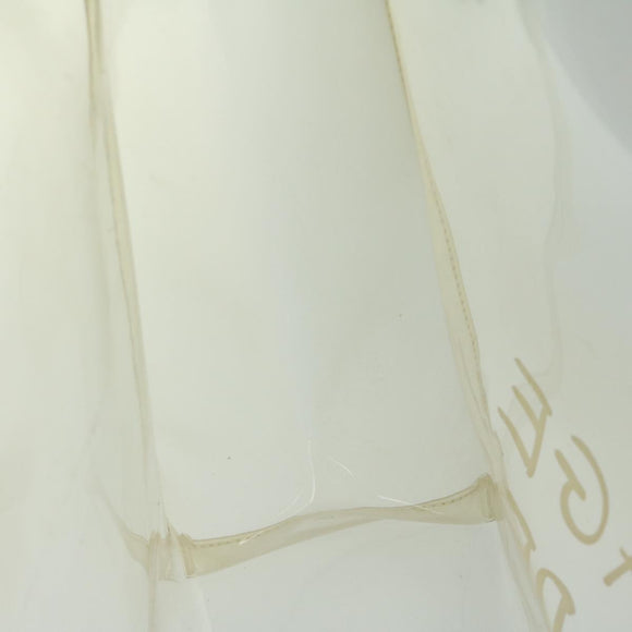 HERMES Vinyl Kelly Hand Bag Vinyl Clear Auth 68037