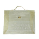 HERMES Vinyl Kelly Hand Bag Vinyl Clear Auth 68037-13