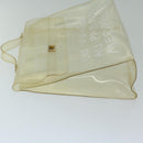 HERMES Vinyl Kelly Hand Bag Vinyl Clear Auth 68037-4