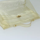 HERMES Vinyl Kelly Hand Bag Vinyl Clear Auth 68037-6