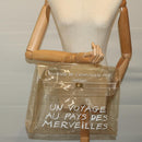 HERMES Vinyl Kelly Hand Bag Vinyl Clear Auth 68038-17