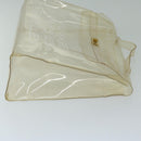 HERMES Vinyl Kelly Hand Bag Vinyl Clear Auth 68038-3