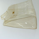 HERMES Vinyl Kelly Hand Bag Vinyl Clear Auth 68038-4