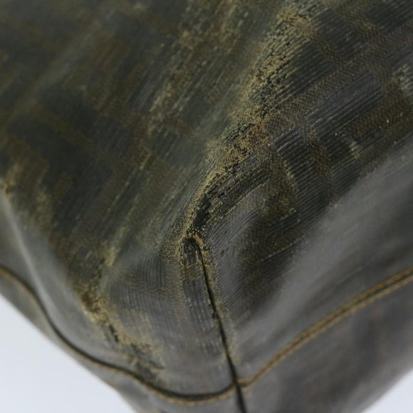 FENDI Zucca Canvas Tote Bag Brown Auth 68069