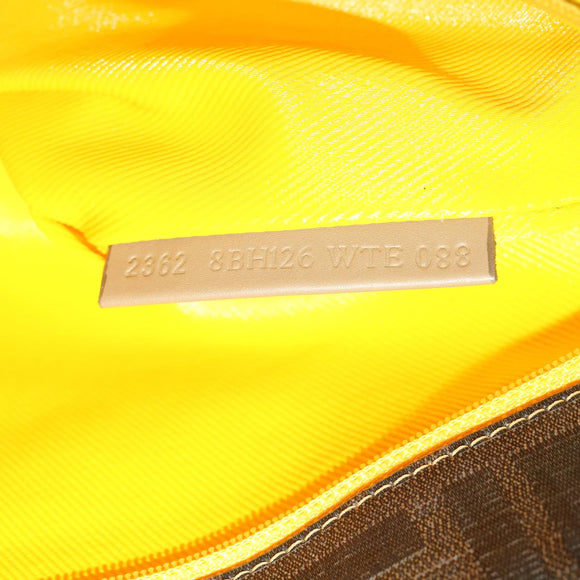 FENDI Zucca Canvas Tote Bag Brown Auth 68069