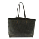 FENDI Zucca Canvas Tote Bag Brown Auth 68069-13