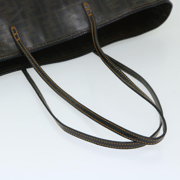 FENDI Zucca Canvas Tote Bag Brown Auth 68069