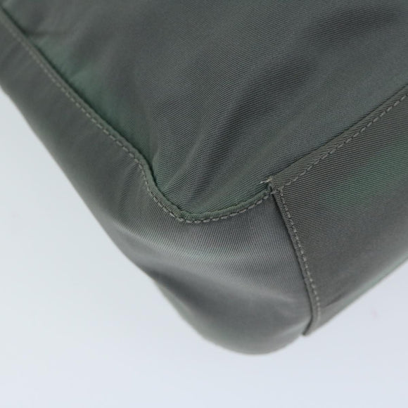 PRADA Shoulder Bag Nylon Khaki Auth 68087