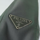 PRADA Shoulder Bag Nylon Khaki Auth 68087-17