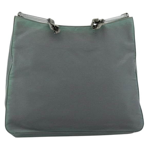 PRADA Shoulder Bag Nylon Khaki Auth 68087