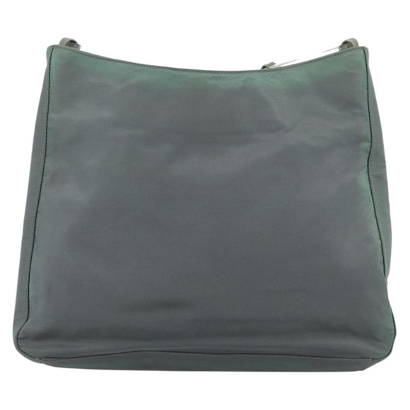 PRADA Shoulder Bag Nylon Khaki Auth 68087