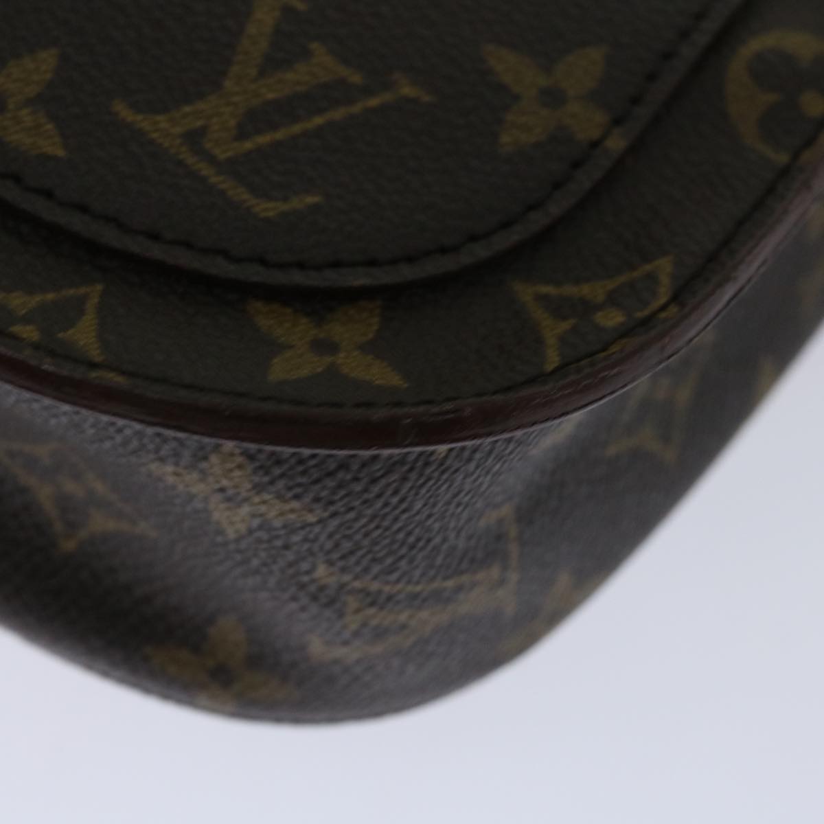 LOUIS VUITTON Monogram Saint Cloud GM Shoulder Bag M51242 LV Auth 68093