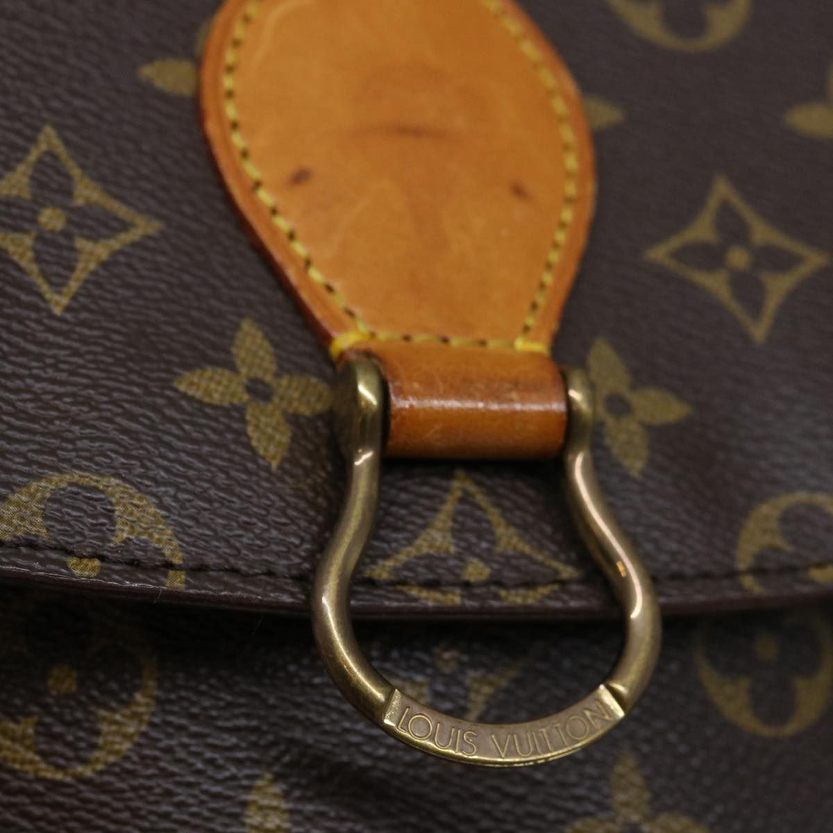 LOUIS VUITTON Monogram Saint Cloud GM Shoulder Bag M51242 LV Auth 68093