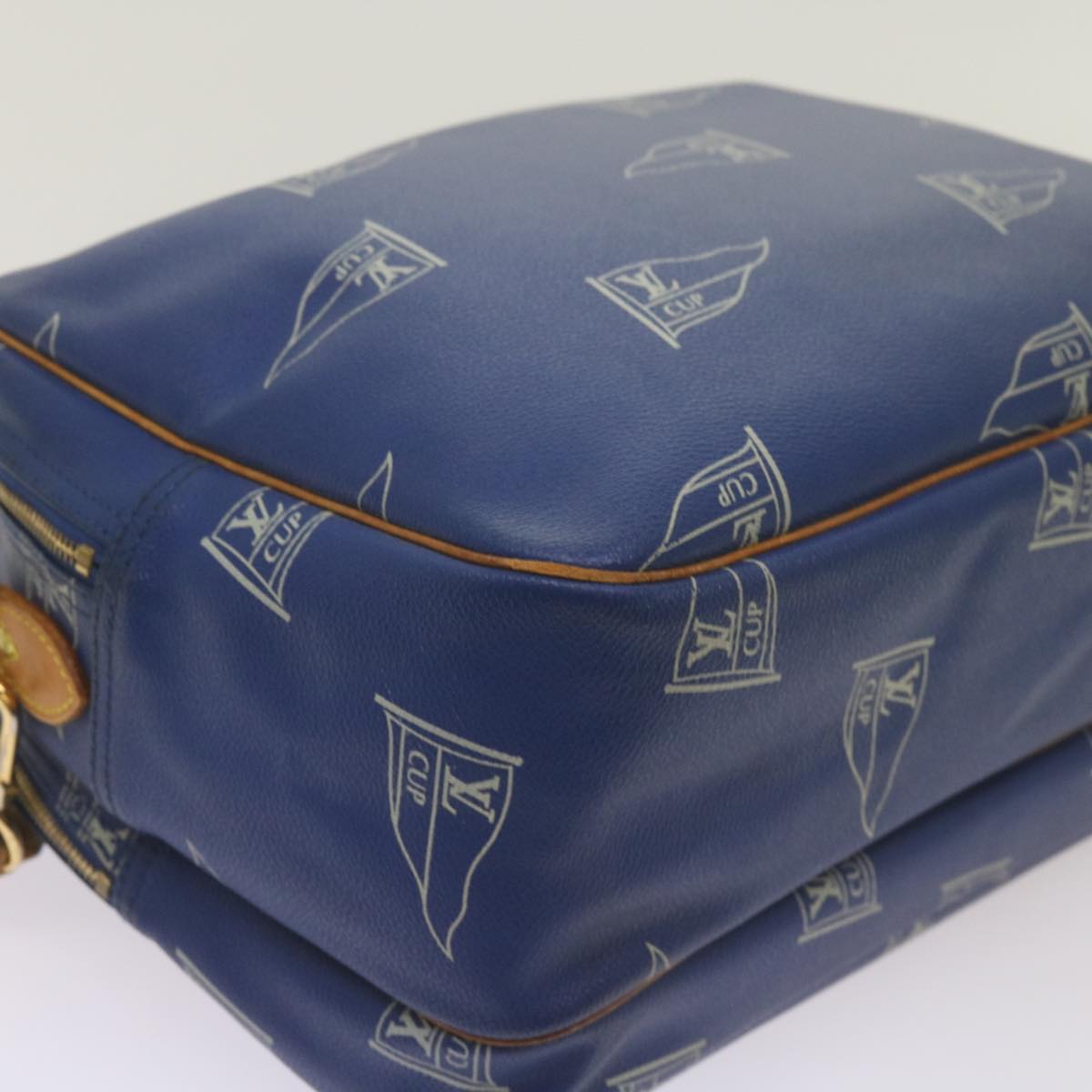 LOUIS VUITTON LOUIS VUITTON Cup Sac Cowes Shoulder Bag Blue M80008  Auth 68096