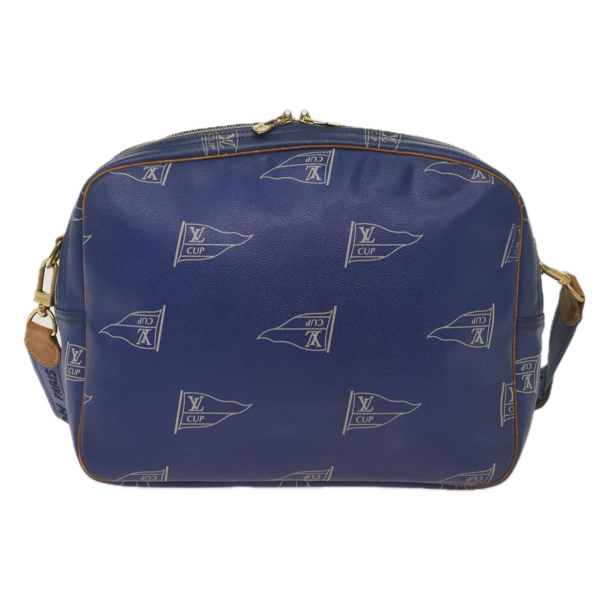 LOUIS VUITTON LOUIS VUITTON Cup Sac Cowes Shoulder Bag Blue M80008  Auth 68096