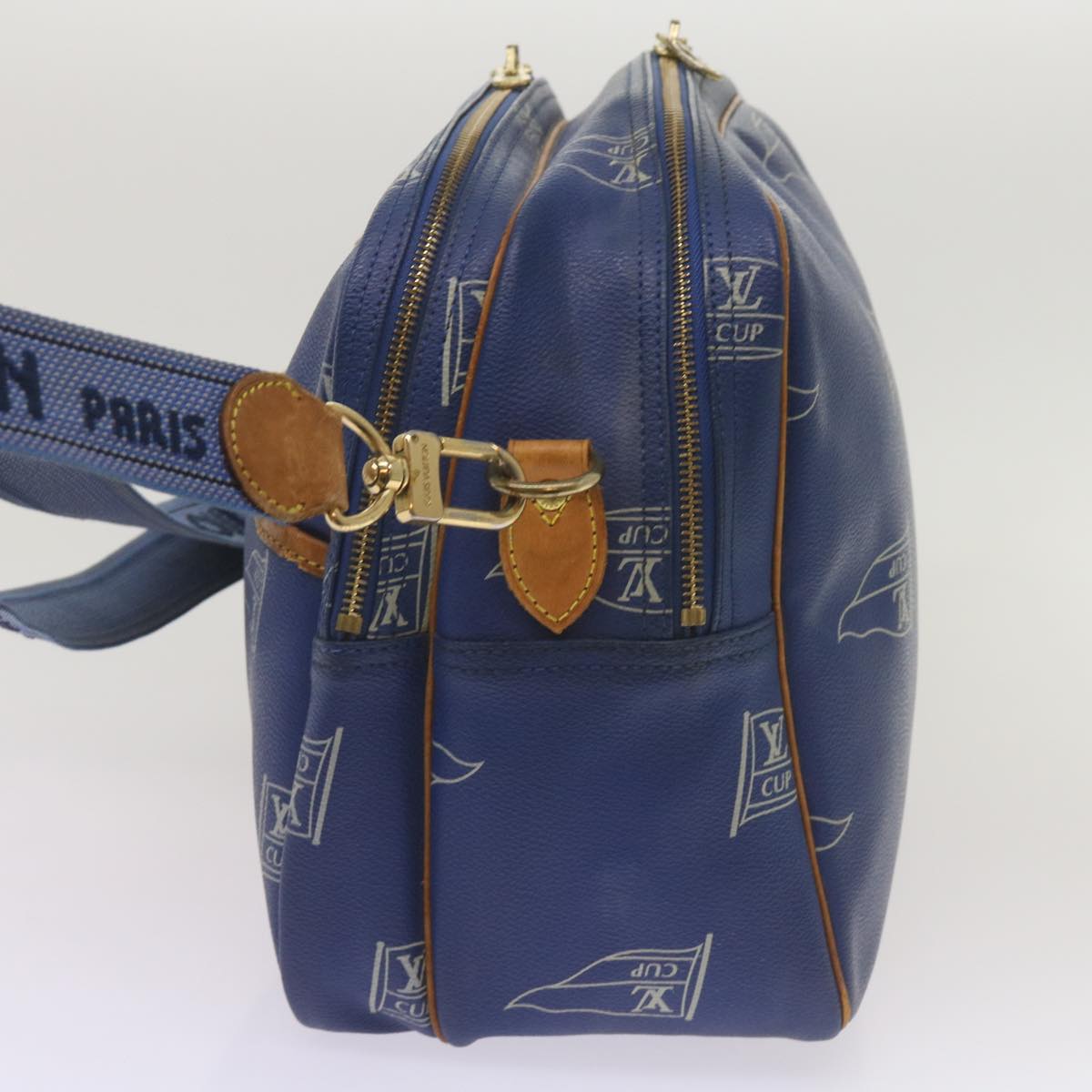 LOUIS VUITTON LOUIS VUITTON Cup Sac Cowes Shoulder Bag Blue M80008  Auth 68096