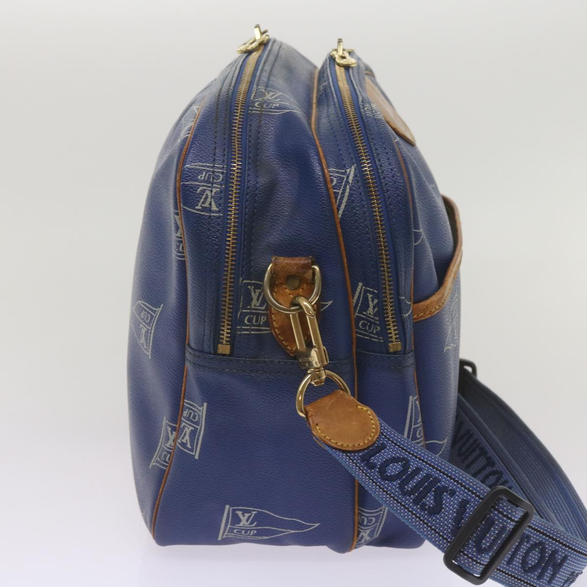 LOUIS VUITTON LOUIS VUITTON Cup Sac Cowes Shoulder Bag Blue M80008  Auth 68096