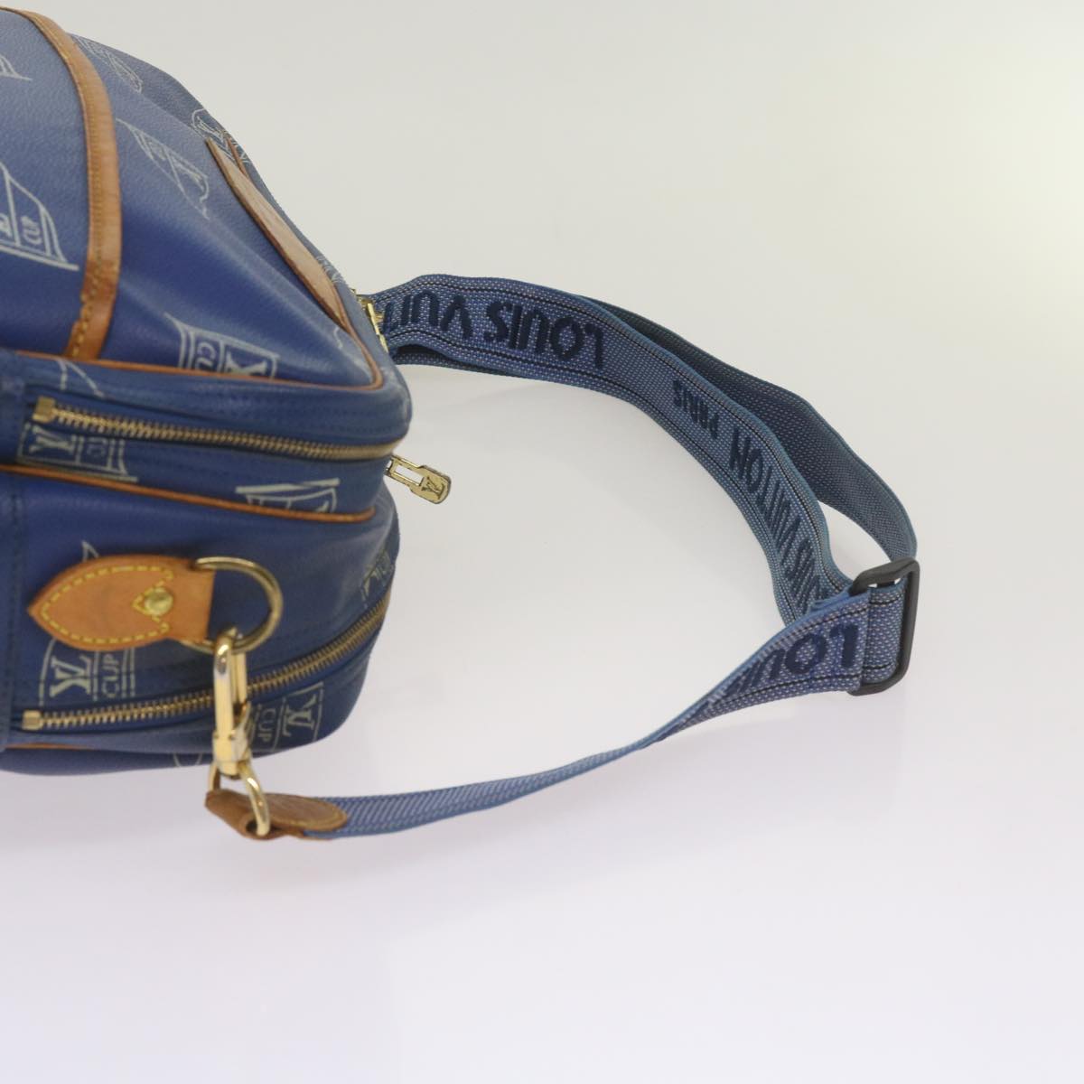 LOUIS VUITTON LOUIS VUITTON Cup Sac Cowes Shoulder Bag Blue M80008  Auth 68096