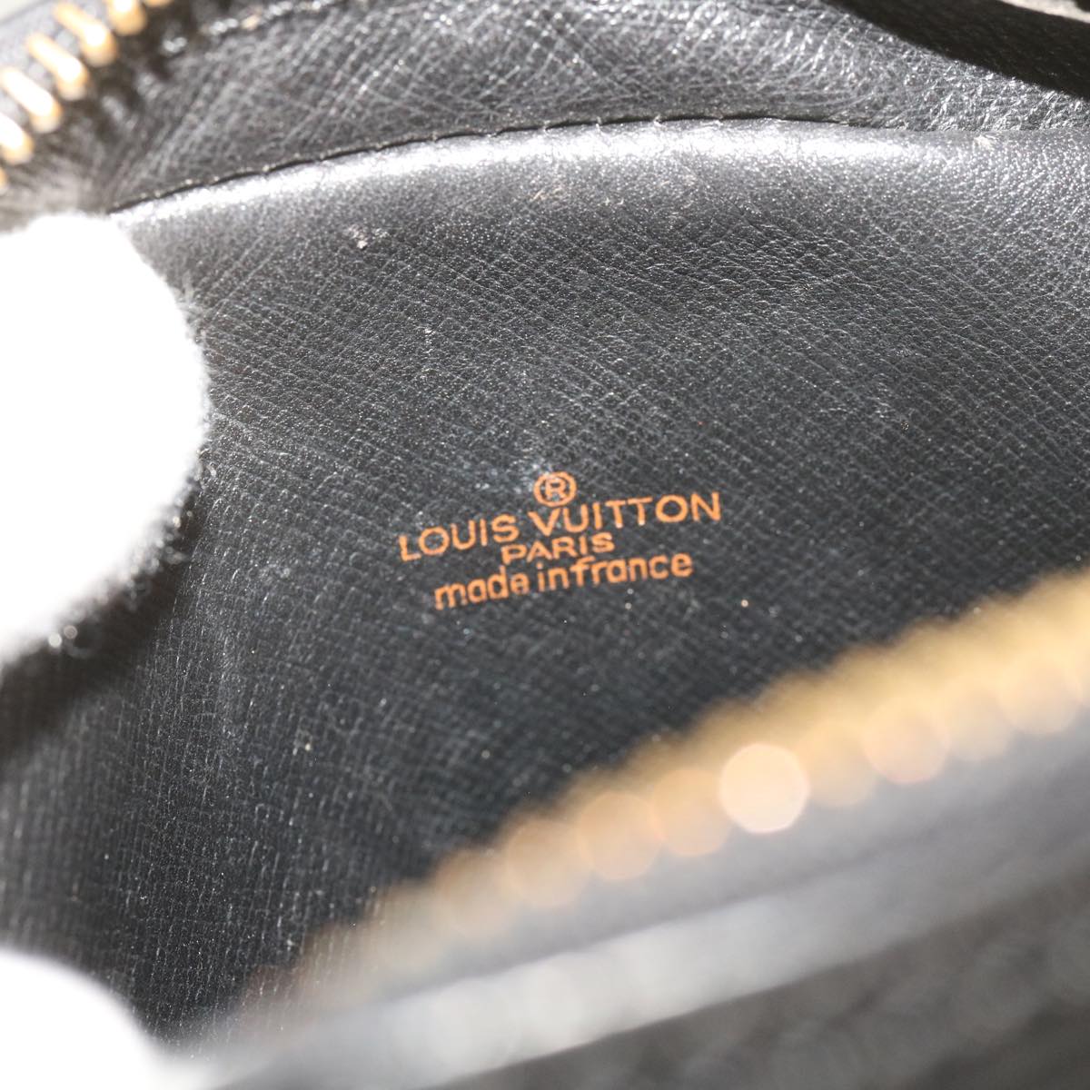 LOUIS VUITTON Epi Danube Shoulder Bag Black M45632 LV Auth 68106