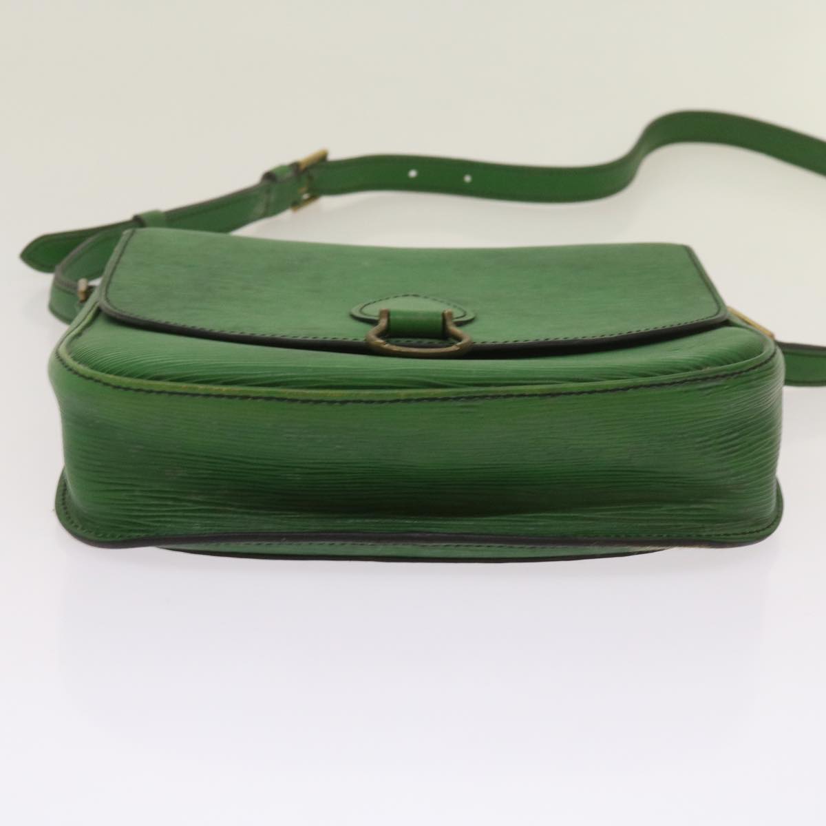 LOUIS VUITTON Epi Saint Cloud GM Shoulder Bag Green M52194 LV Auth 68107