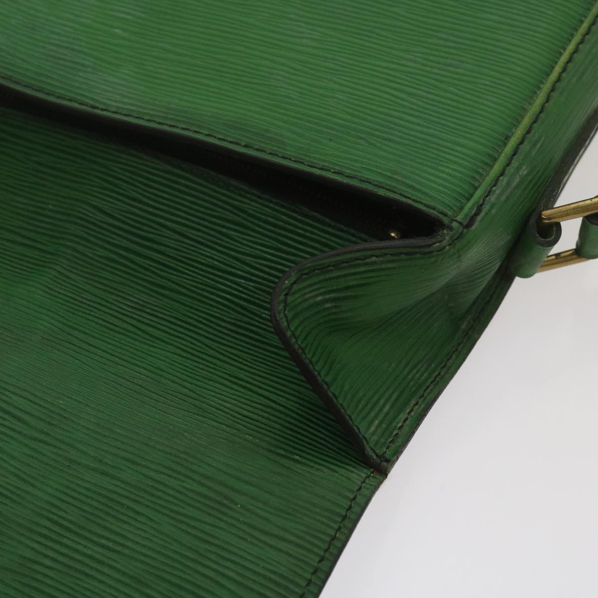 LOUIS VUITTON Epi Saint Cloud GM Shoulder Bag Green M52194 LV Auth 68107