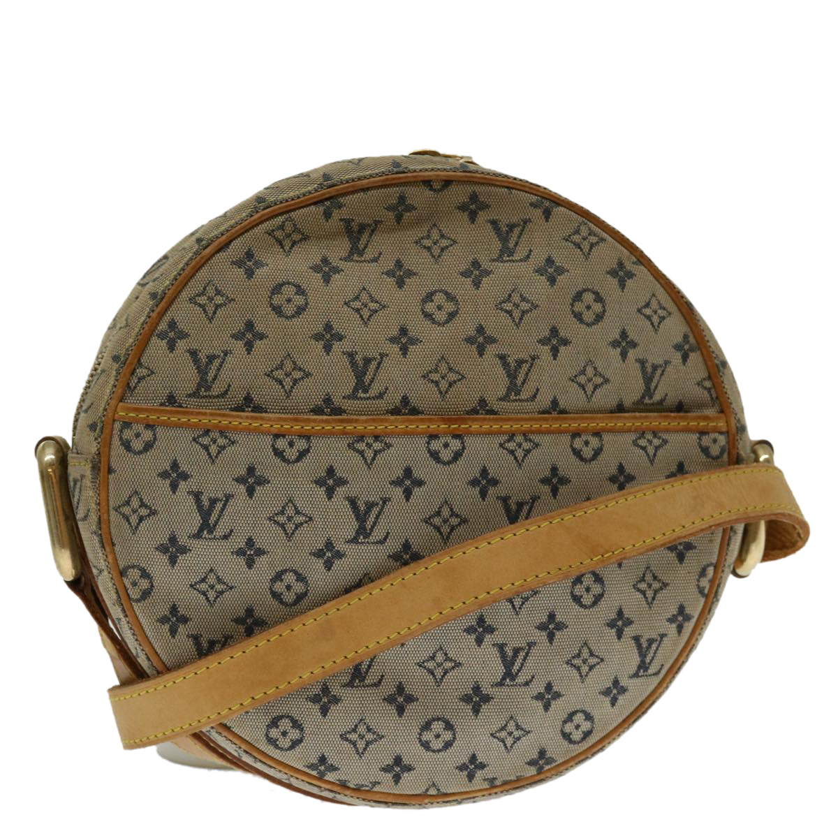 LOUIS VUITTON Monogram Mini Jeanne GM Shoulder Bag Blue M92000 LV Auth 68110