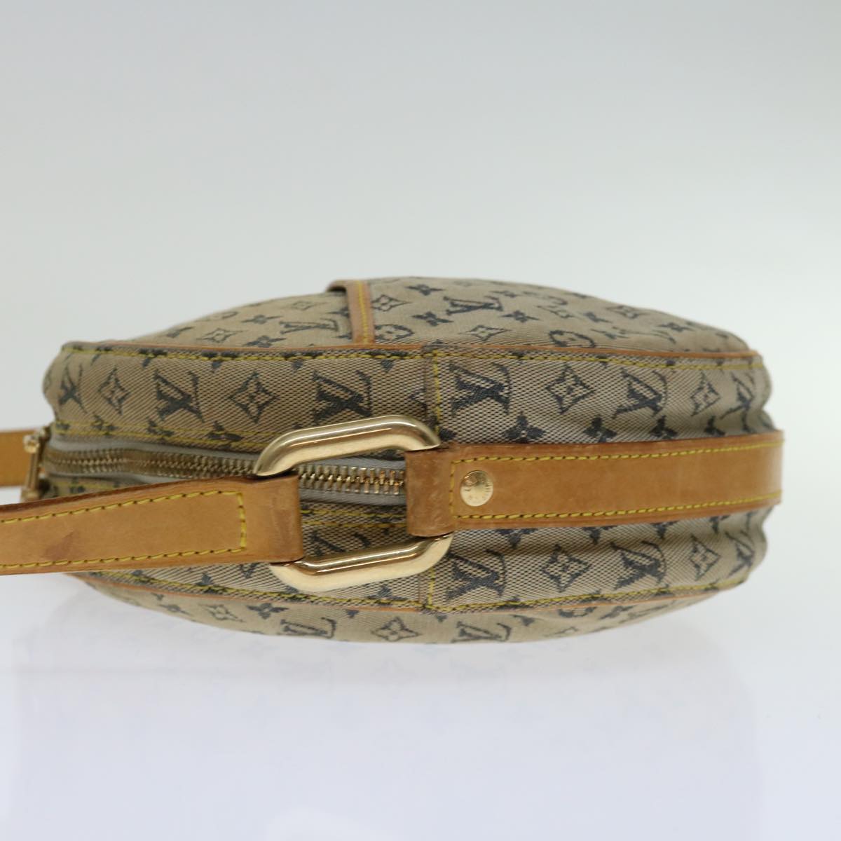 LOUIS VUITTON Monogram Mini Jeanne GM Shoulder Bag Blue M92000 LV Auth 68110