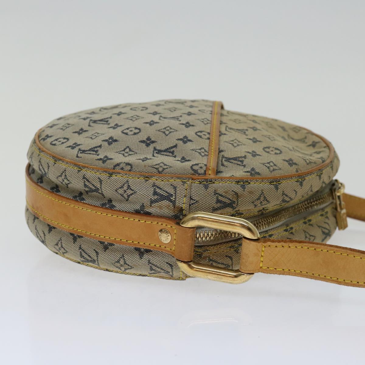 LOUIS VUITTON Monogram Mini Jeanne GM Shoulder Bag Blue M92000 LV Auth 68110