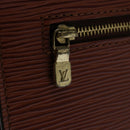 LOUIS VUITTON Epi Angian Clutch Bag Brown M52113 LV Auth 68112-18