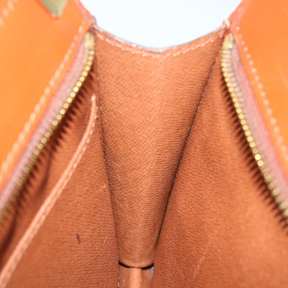 LOUIS VUITTON Epi Angian Clutch Bag Brown M52113 LV Auth 68112