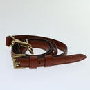 LOUIS VUITTON Epi Angian Clutch Bag Brown M52113 LV Auth 68112-26