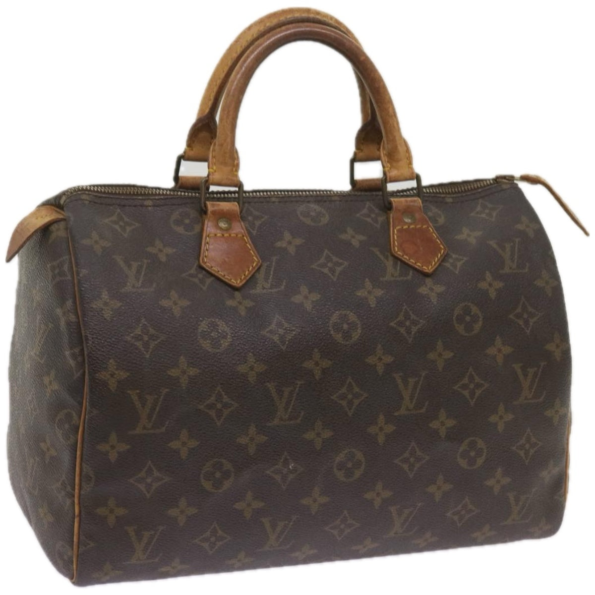 LOUIS VUITTON Monogram Speedy 30 Hand Bag M41526 LV Auth 68128