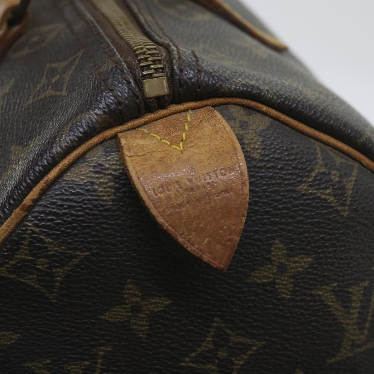 LOUIS VUITTON Monogram Speedy 30 Hand Bag M41526 LV Auth 68128