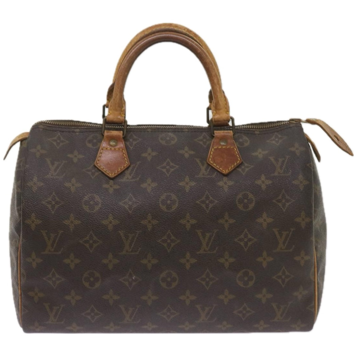 LOUIS VUITTON Monogram Speedy 30 Hand Bag M41526 LV Auth 68128