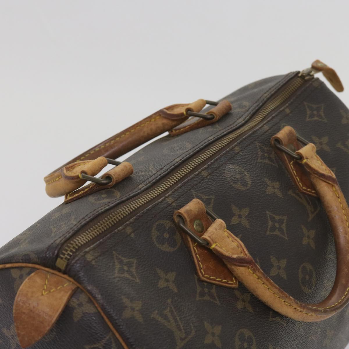 LOUIS VUITTON Monogram Speedy 30 Hand Bag M41526 LV Auth 68128