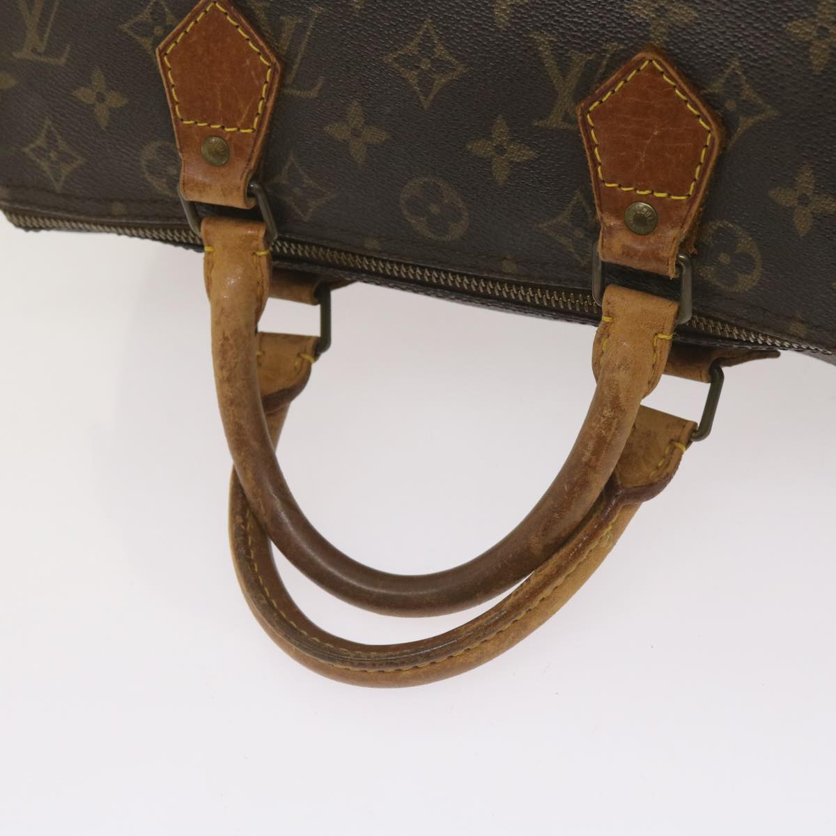 LOUIS VUITTON Monogram Speedy 30 Hand Bag M41526 LV Auth 68128