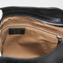 Salvatore Ferragamo Gancini Hand Bag Leather Black Auth 68138-19