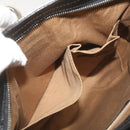 Salvatore Ferragamo Gancini Hand Bag Leather Black Auth 68138-22