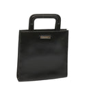 GUCCI Hand Bag Leather Black Auth 68145-1