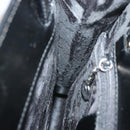 GUCCI Hand Bag Leather Black Auth 68145-20