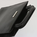 GUCCI Hand Bag Leather Black Auth 68145-6