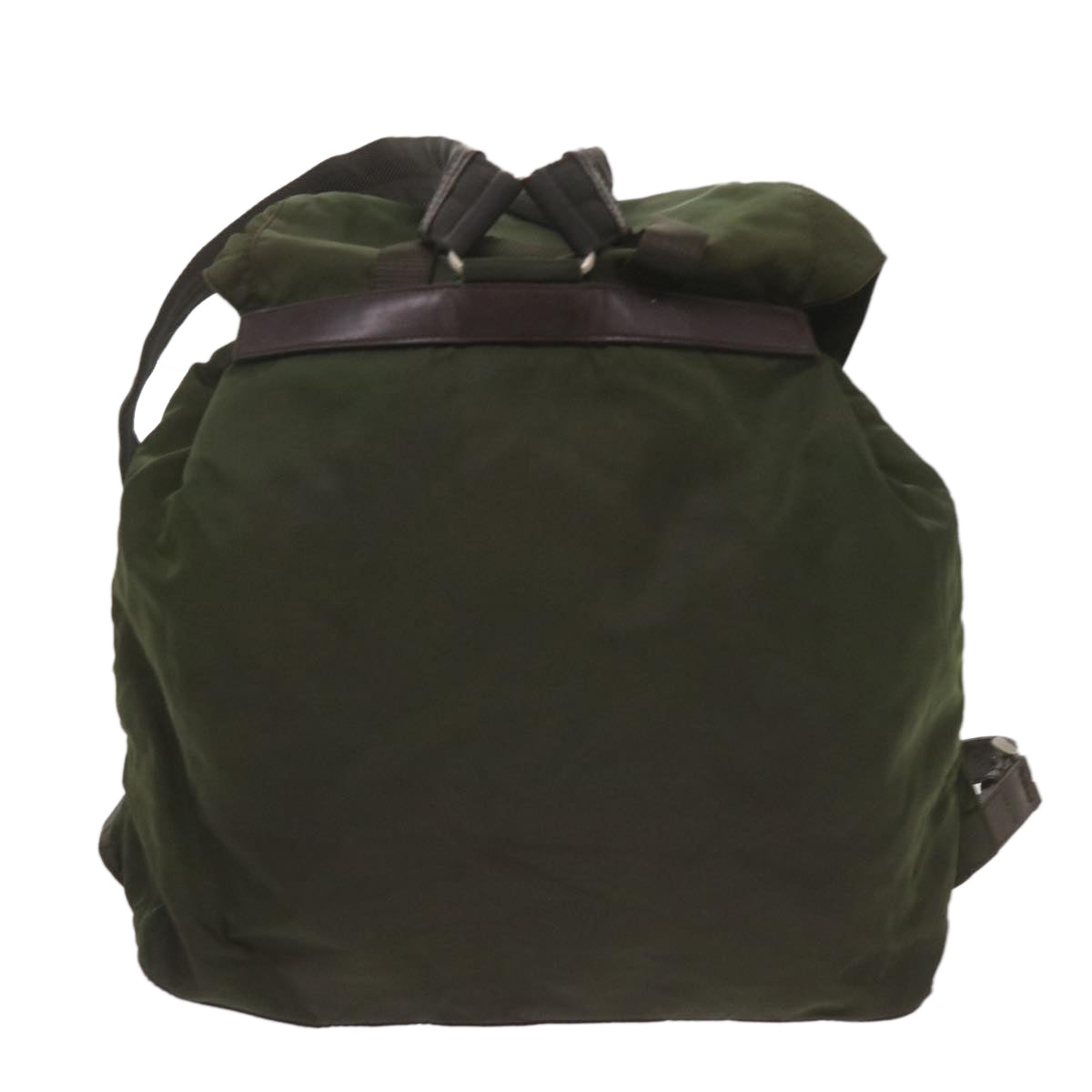 PRADA Backpack Nylon Khaki Auth 68153 - 0
