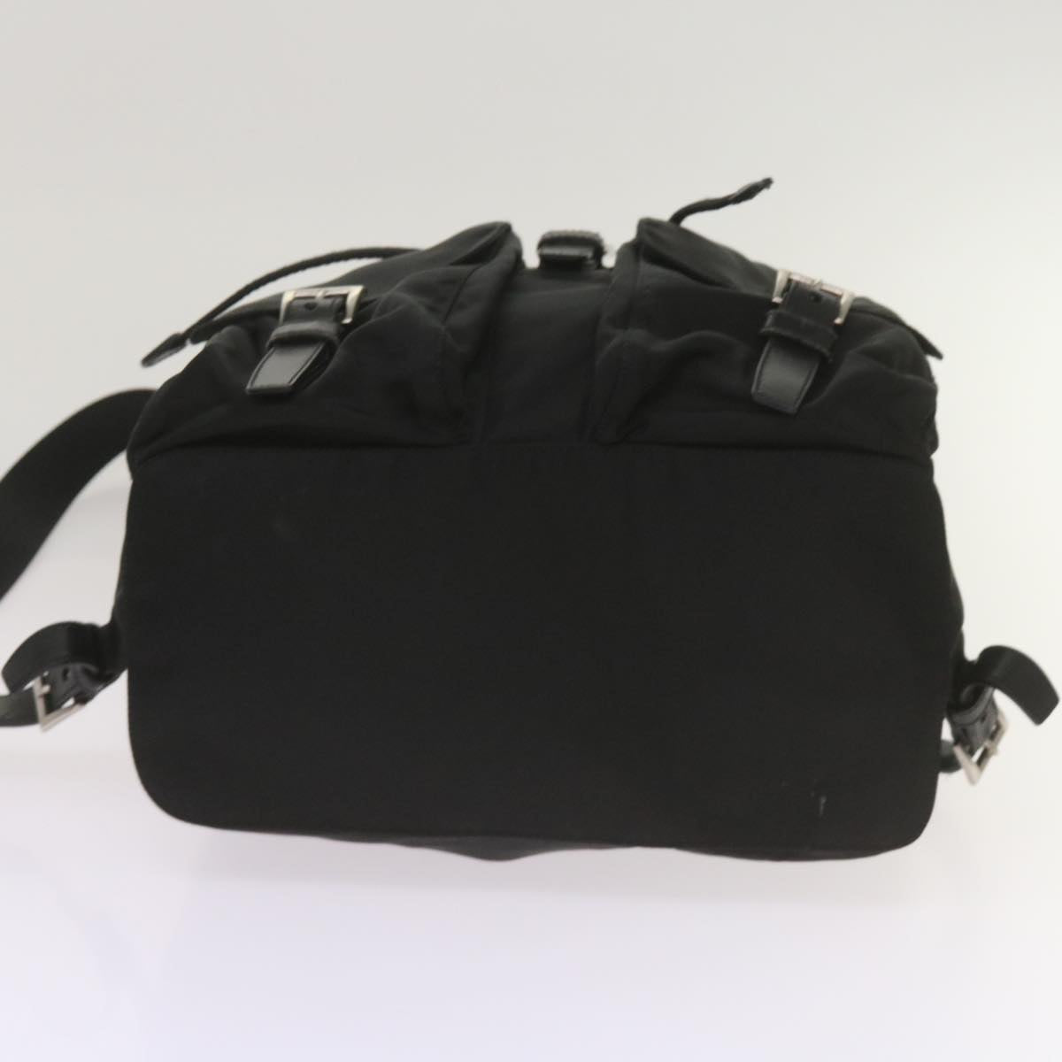 PRADA Backpack Nylon Black Auth 68176