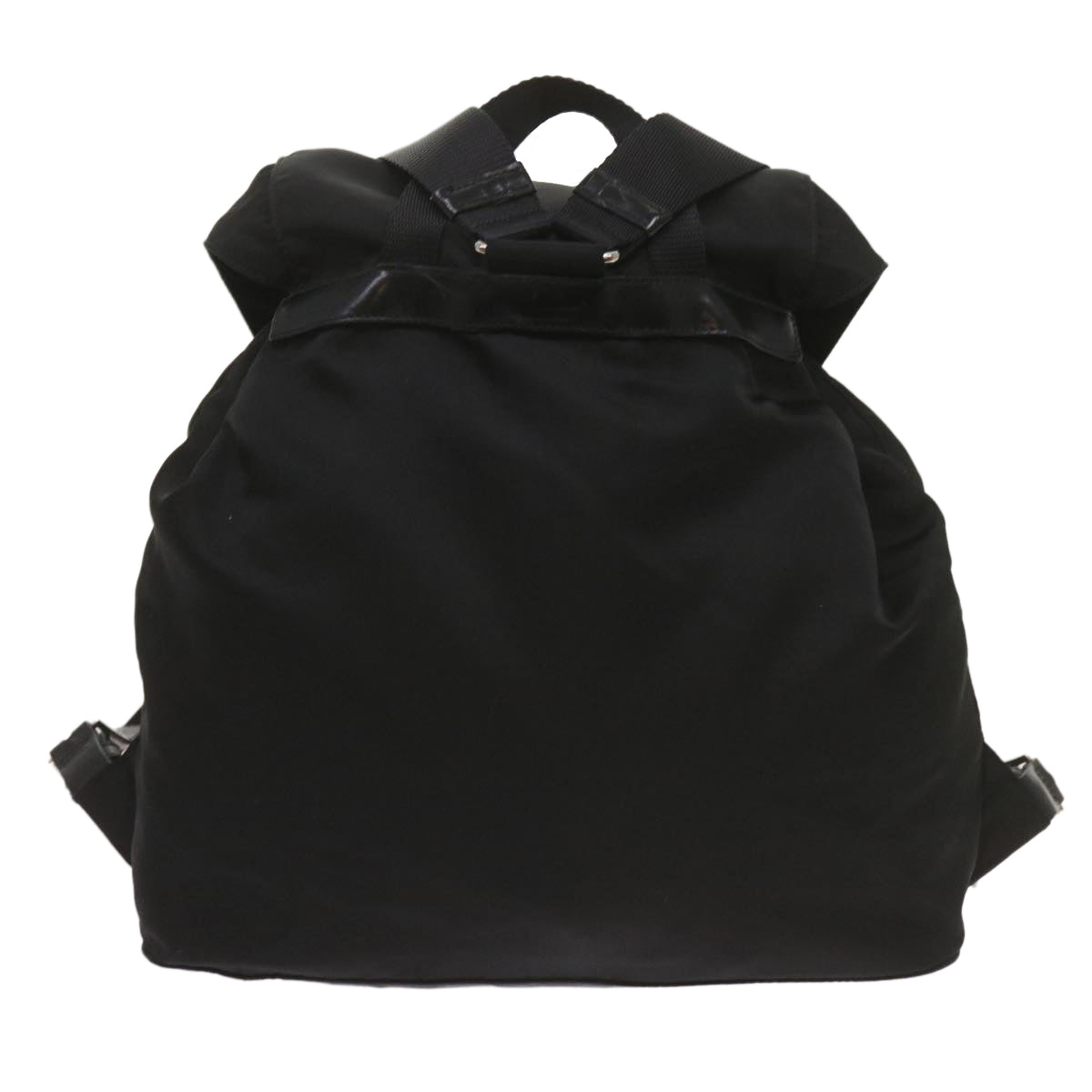 PRADA Backpack Nylon Black Auth 68176 - 0