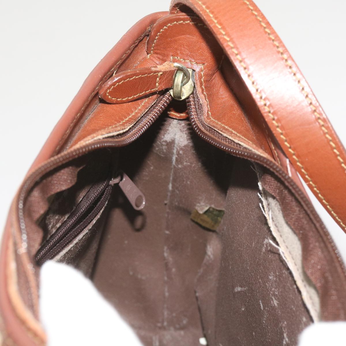 Burberrys Nova Check Shoulder Bag PVC Beige Brown Auth 68178